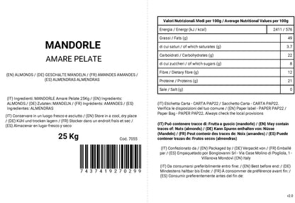 Amandes amères pelées